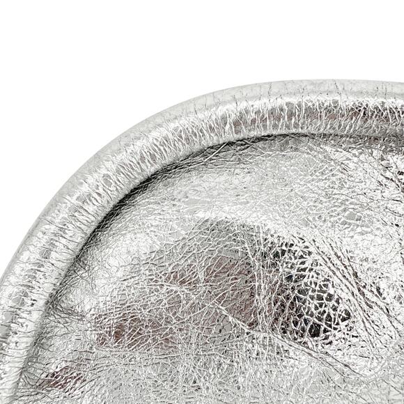 PROENZA SCHOULER Large Ruched Tote in Metallic Crinkled Leather - Picture 13 of 16